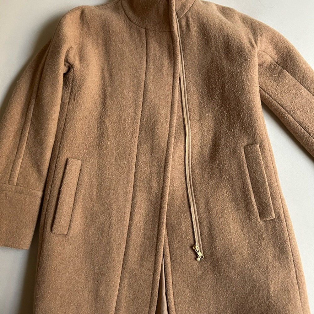 J. Crew Classic Camel Trench Coat